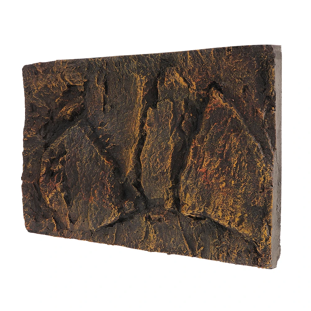 

3D Reptile Terrarium Background Board Realistic Rock Landscape For Aquarium Tank Habitat Decor Bearded Dragon Lizard Snake