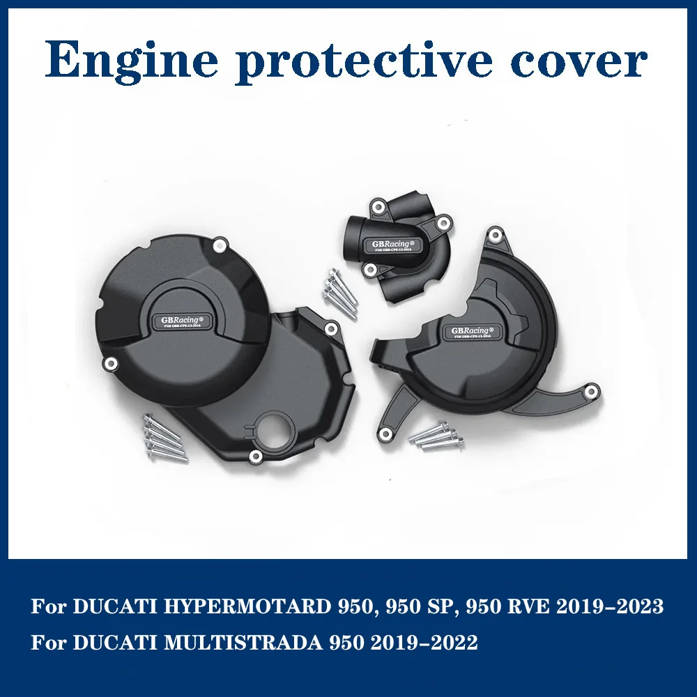 For DUCATI Motorcycle HYPERMOTARD 950, 950 SP, 950 RVE 2019-2023 MULTISTRADA 950 2019-2022 Engine Protection Cover