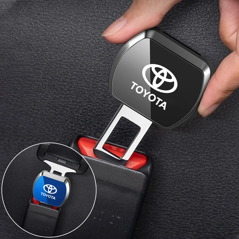 Car Seat Belt Clip Extension Plug Seat Belt Buckle Extender For Toyota GR Camry Chr Corolla Rav4 Highlander Yaris Prado Prius