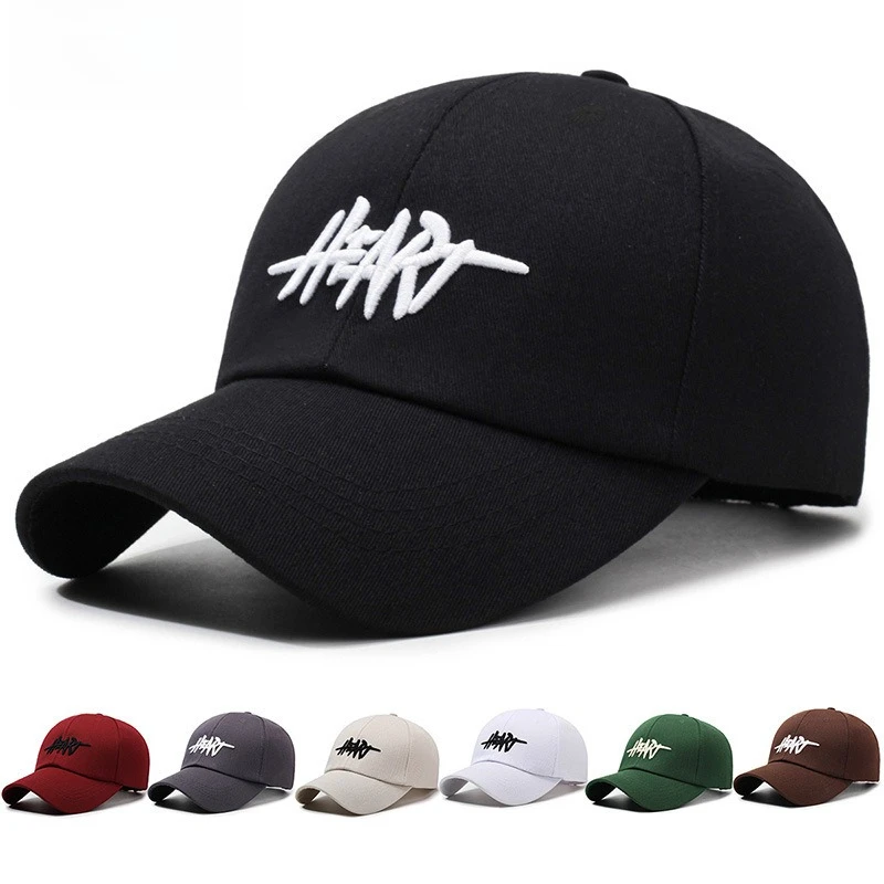 

2025 New Baseball Cap Charcoal Gray Hard Top Cap Men's and Women's Hats Korean Version Sun Hat Big Head Circumference Sun Hat