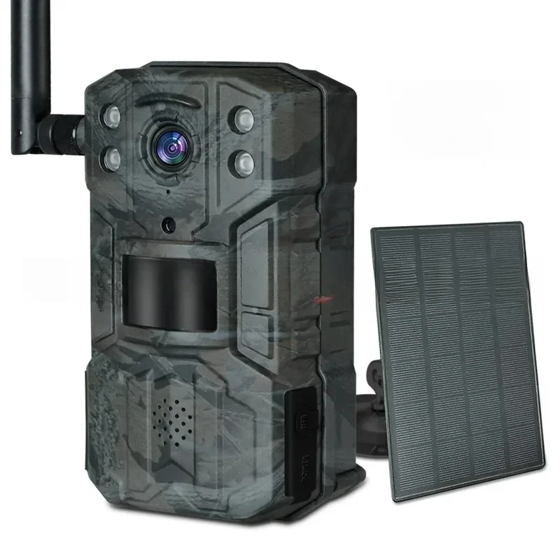 Ucon H2 H6 Cellular 4G , Long Battery Life Off-Road Camera, Non-Luminous Solar Panel