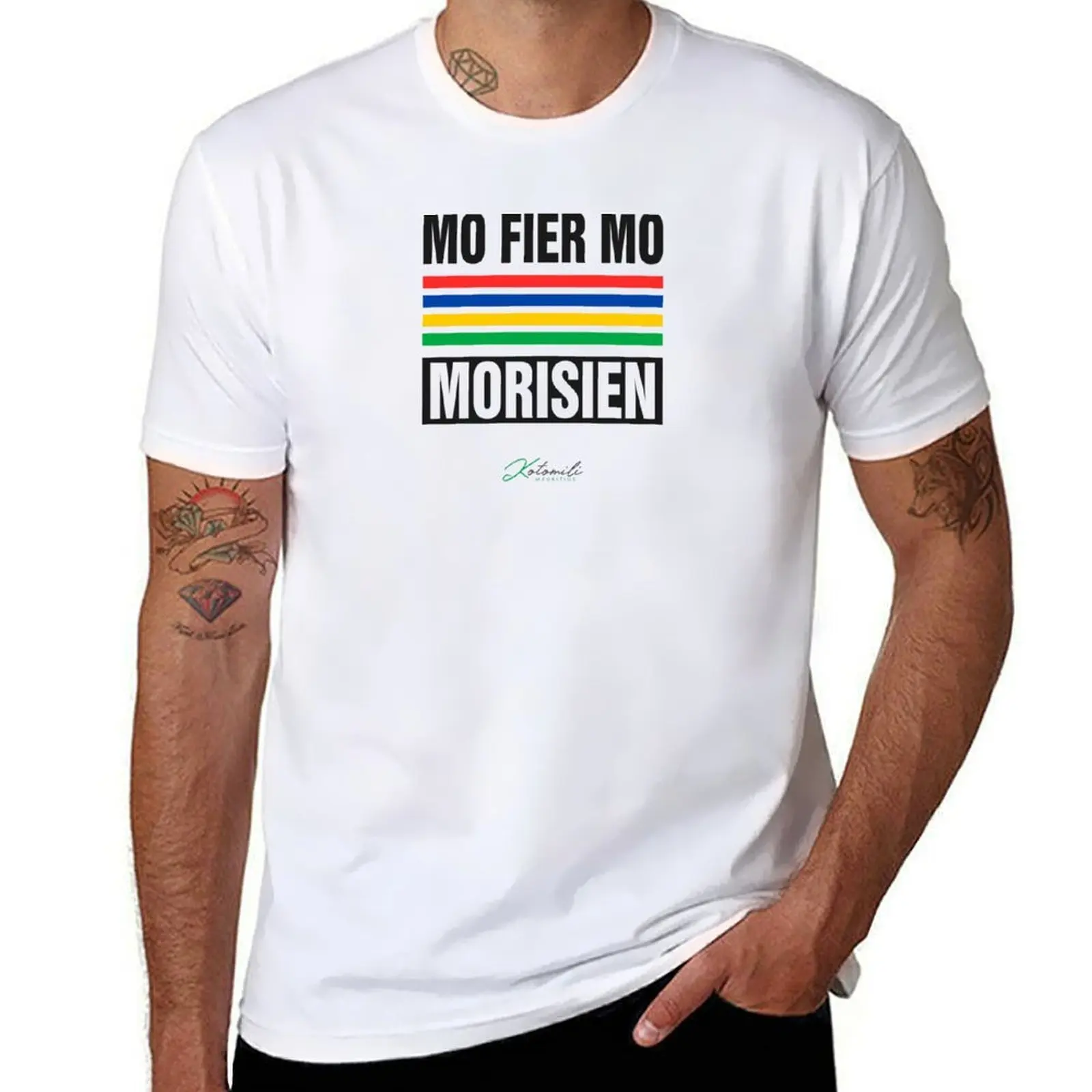 

Mo fier mo morisien Lights [Unity Collection] T-Shirt funny t shirts cotton man t shirt luxury T-Shirt