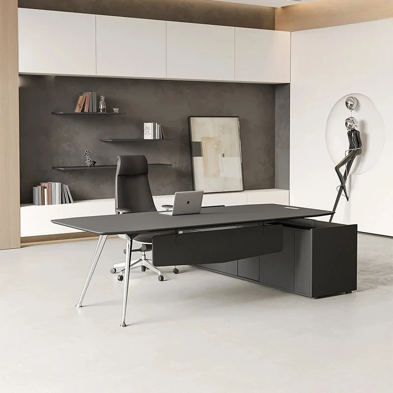 aa-Modern Office Table Height Adjustable Desks Luxury Office Desk Computer Table Desk Office Tables and Chair Set