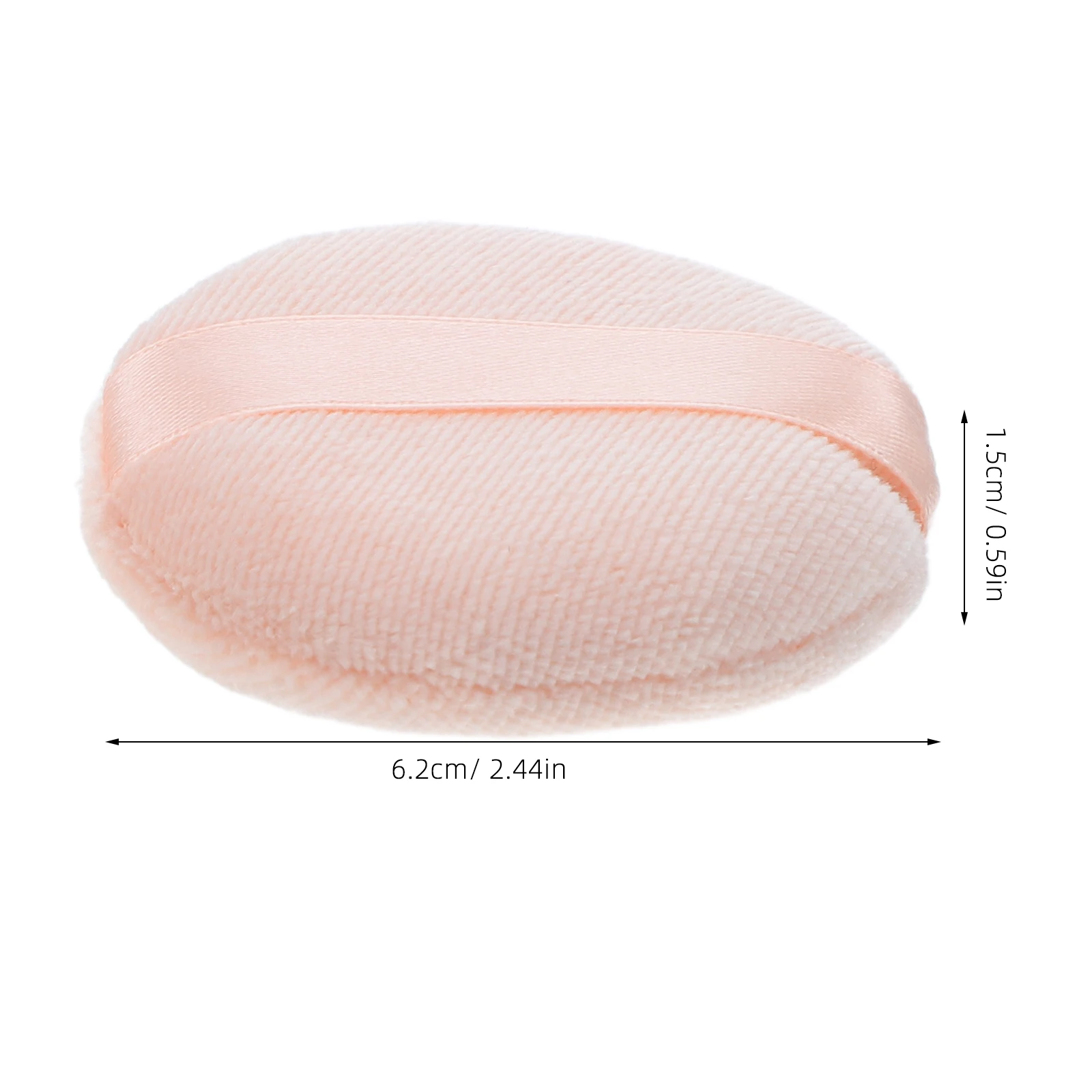 Esponja de polvo para polvo suelto, esponja redonda, herramienta de maquillaje, aplicador de base facial, accesorio de belleza suave no irritante, 4 Uds.