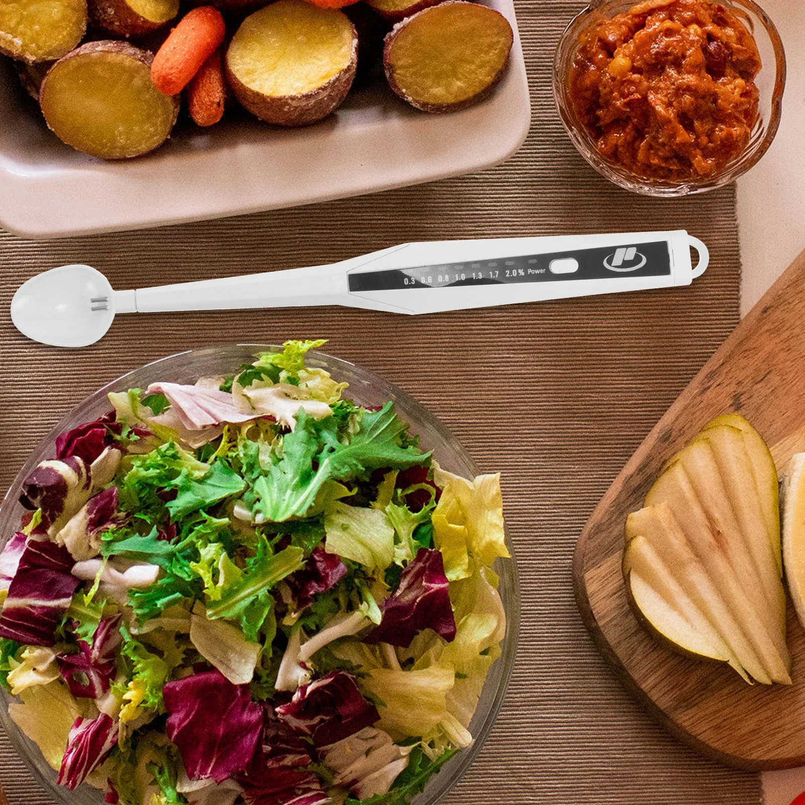 

Salt Concentration Tester Portable Handheld for Food and Liquid Kitchen Use Accurate Measurement Healthy Diet Control