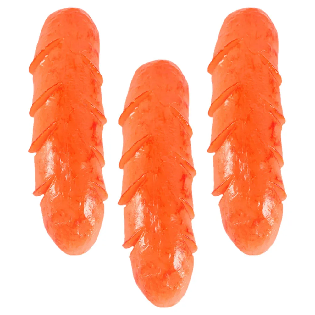 

3Pcs Fake Hot Dog Lifelike Roasted Sausage Decoration Photography Prop Kitchen Display Food Fake Food Hot Dog Decorations