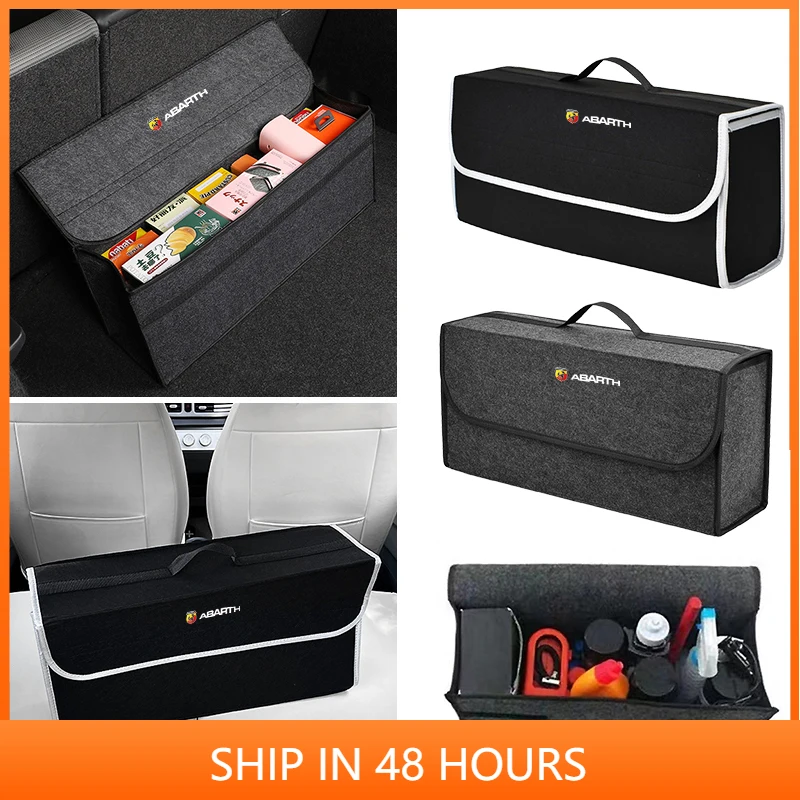 

Car Trunk Bag Folding Storage Non Slip Organizer Tool Case For Fiat ABARTH 124 125 130 131 500 595 Esseesse 695 Punto Scorpion
