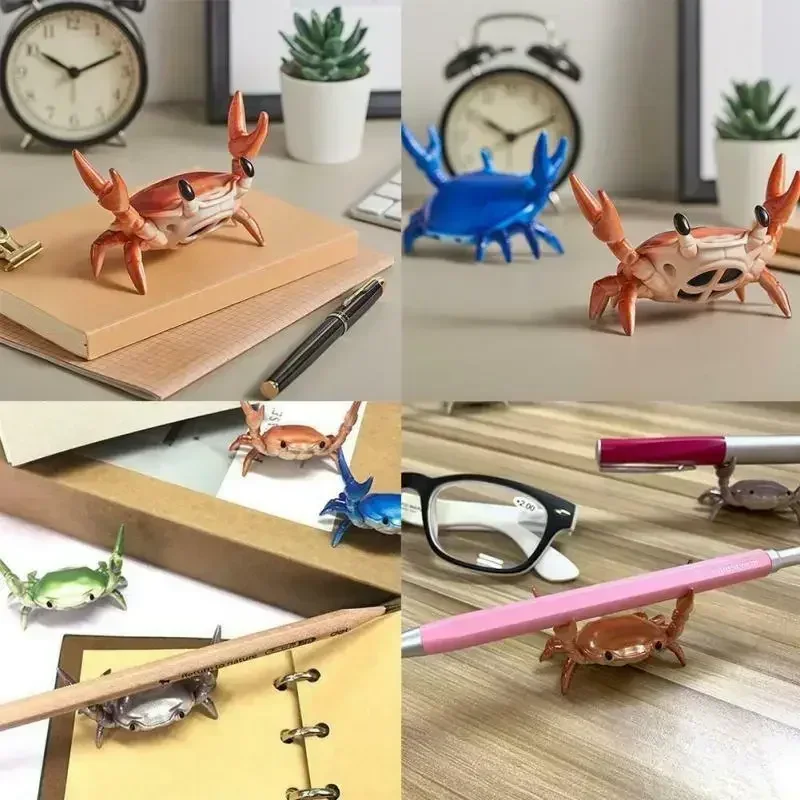 Mobile Phone Holder Pen Holder Personalized Gift Decoration Wireless Bluetooth Speaker Desktop Universal Mini Weightlifting Crab