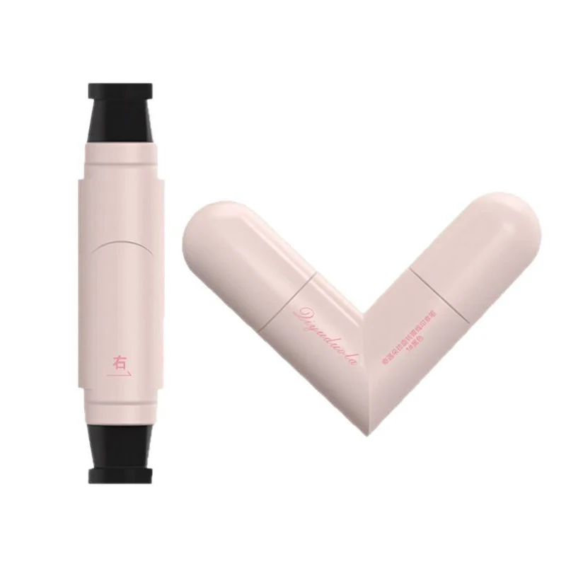 アイライナースタンプペン ナチュラル速乾 デュアルヘッドアイライナーペン 防水リキッドアイライナーペン ロングアイテールメイク