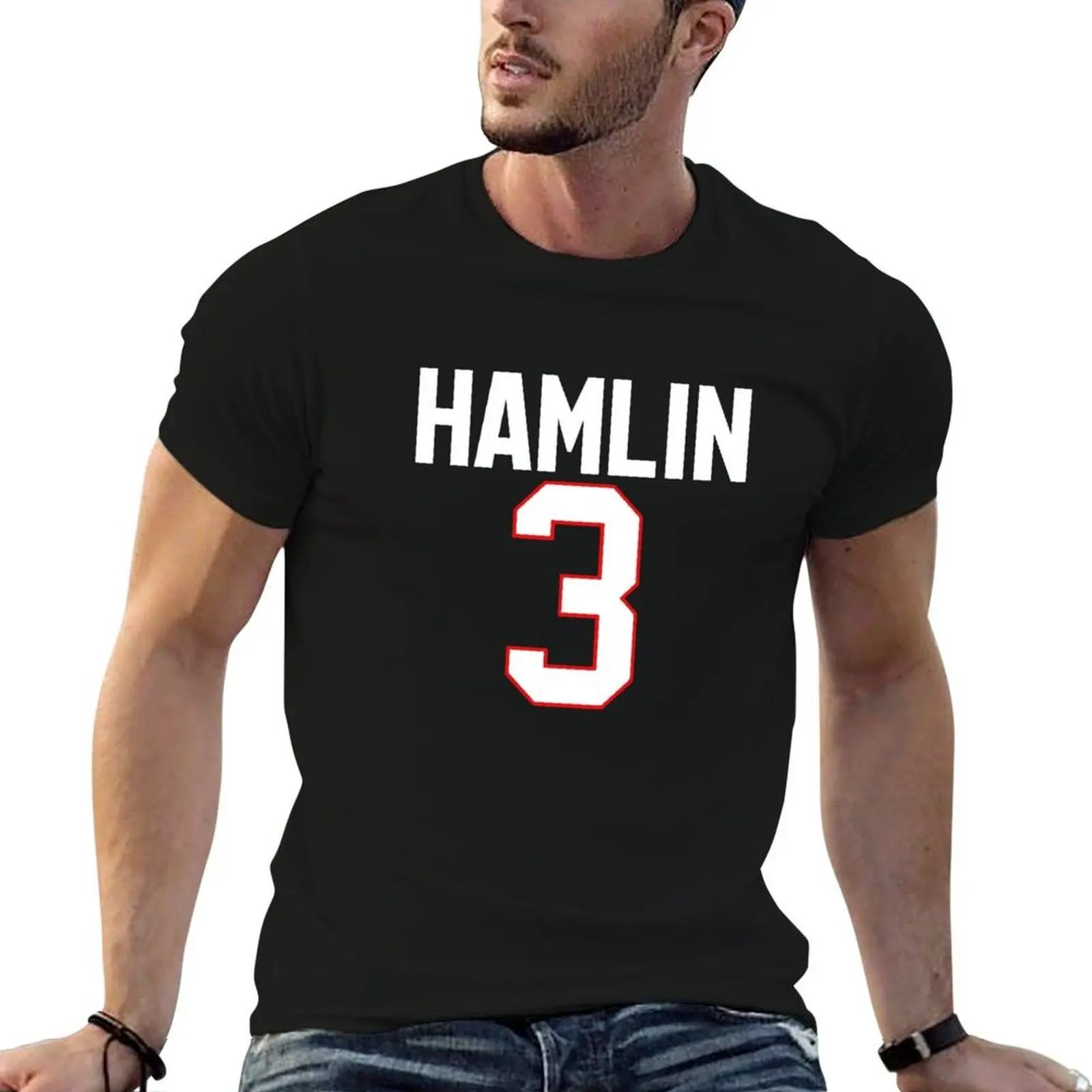 Camiseta con estampado de Pray for Damar Hamlin 3, camisetas para hombre, camisetas de algodón suave para hombre, camiseta de algodón pesado
