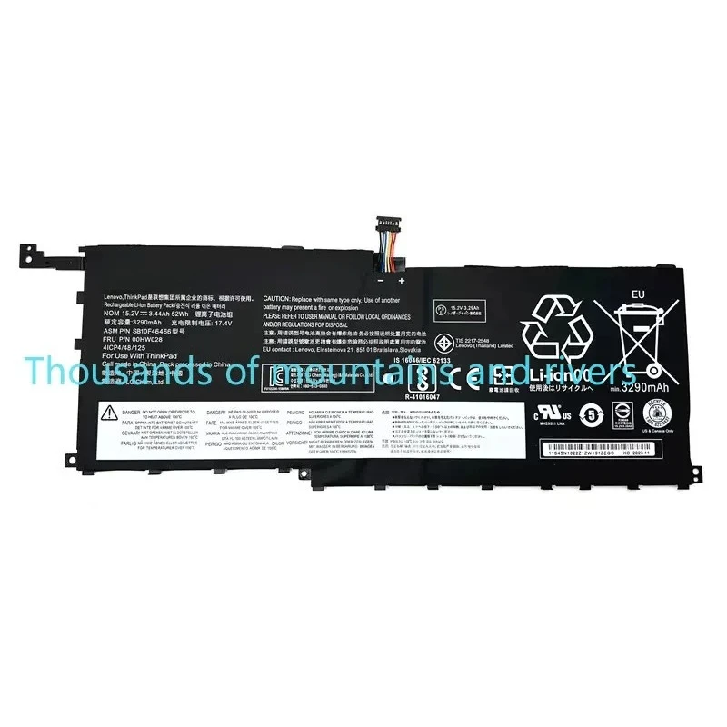 

Аккумулятор для ноутбука 01AV409 01AV457 для Lenovo Thinkpad X1 Carbon 4TH GEN 20FC 01AV441 01AV458 00HW029 01AV438 01AV440 410 SB10F46466