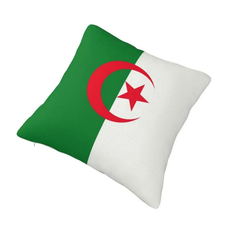 Custom Algeria Flag Pillowcase Modern Cushion Cover Soft Pillowcase