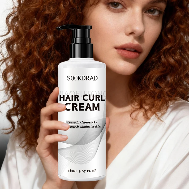 Adult Curly Styling Cream | 280ml | Contains Moroccan Argan Oil | Long-lasting and effective for controlling curls