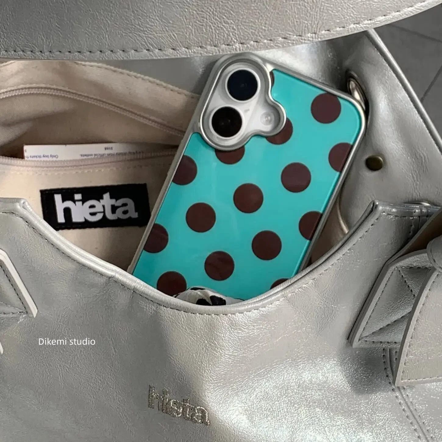 Korean Ins Mint Green Polka Do - огляд і ціна Phone Cases Polka Dot