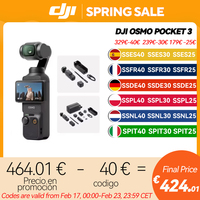 【EU Stock 】DJI OSMO POCKET 3  ActiveTrack 6.0 Three-Axis Stabilization 10-Bit D-Log M Color brand new in stock