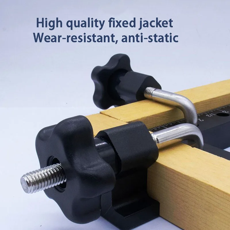 Woodworking Puzzle Fixed Woodworking Square Ruler L Ruler Aluminum Alloy Right Angle Locator Puzzle Tool