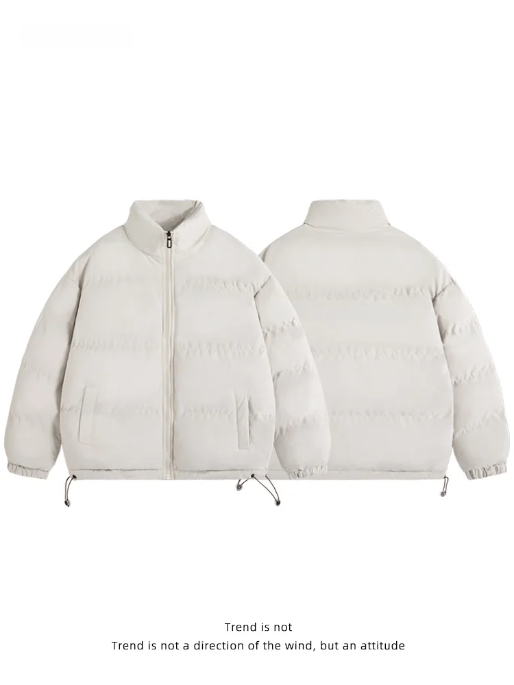 

Американский Sle Bread Jaet, свободное пуховое хлопковое пальто с буквенным принтом, новое зимнее поступление, женская модная верхняя одежда