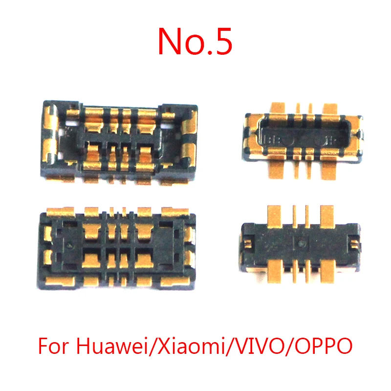 10PCS FPC Connector Battery On Board For HUAWEI Honor Xiaomi Redmi Meizu OPPO VIVO Lenovo Samsung Sony ASUS LG Pixel Clip Holder