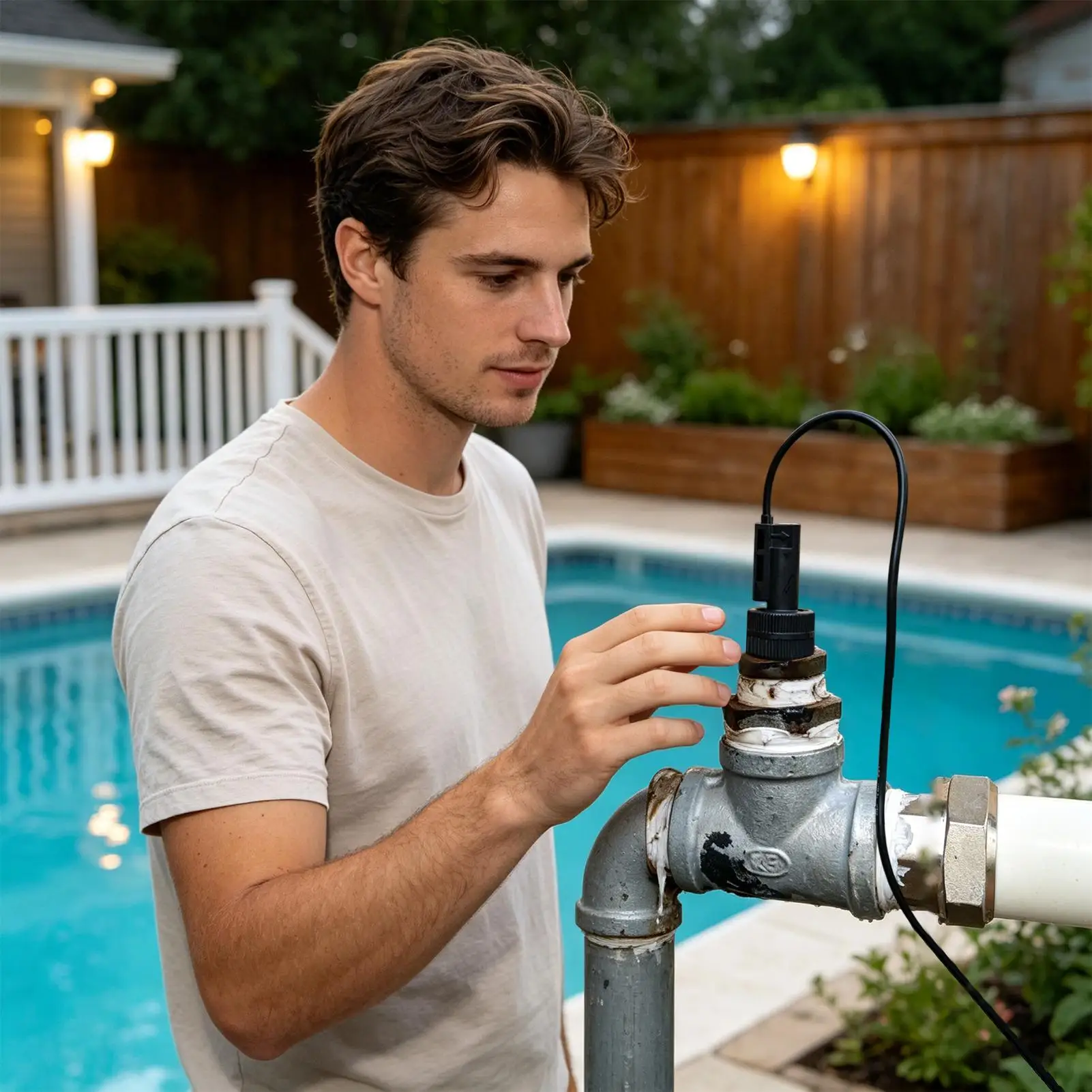 Pool Water Flow Controller Heat Pump Protective Trigger Water Paddle Flow Controller For Pool Pipe System Equipment Modification