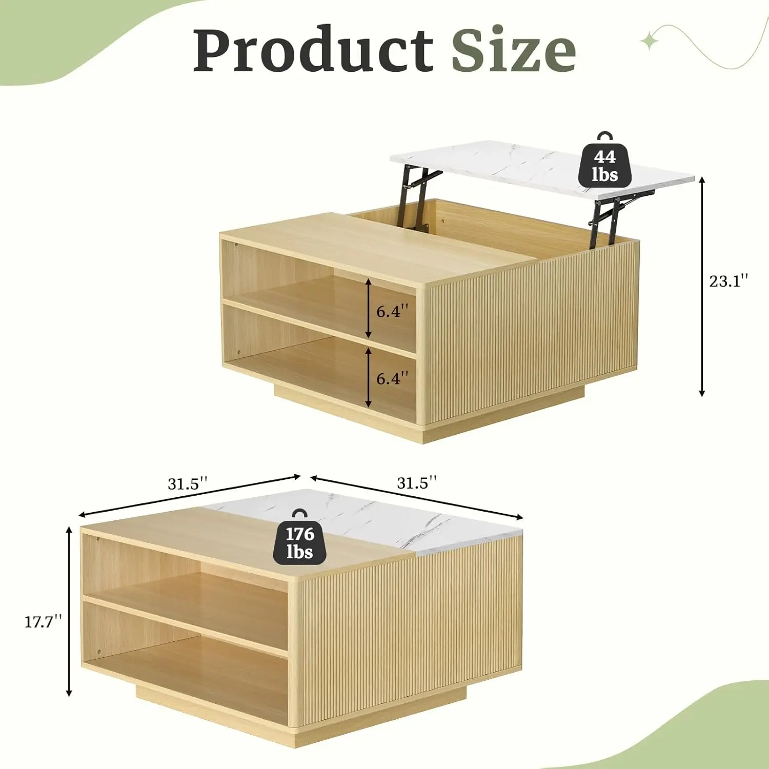 Thumbnail 2 - #7 Latest Lift Top Coffee Tables Offers