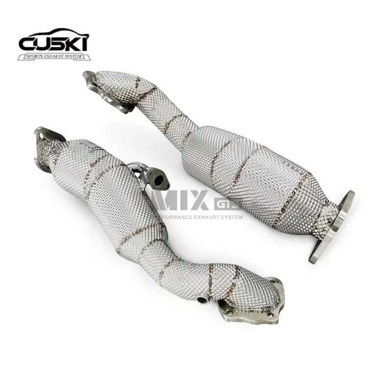 High Flow Exhaust downpipe for t2019 Lexus L500H 3.5 quality stainless steel Exhaust Modification Car Exhaust pipe