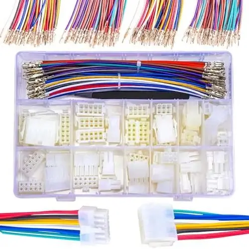 

Molex MX4.2 4.2mm Pitch Dual Row Connector Kit Mini-Fit Jr 2x1/2-6 Pin Housing Cable Adapter for DIY Electronics Projects