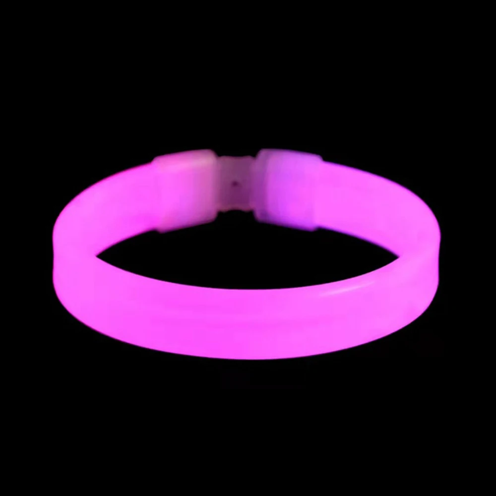 Plastic Luminous Wristband Luminous Glow In The Dark Silicone Bracelet Shine Cuff Party Supplies Wrist Band Party