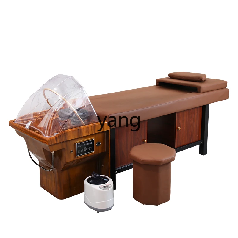 

Yjq Water Circulation Head Treatment Bed Fumigation Shampoo Chair Head Soup Flushing Ear Cleaning Massage Couch