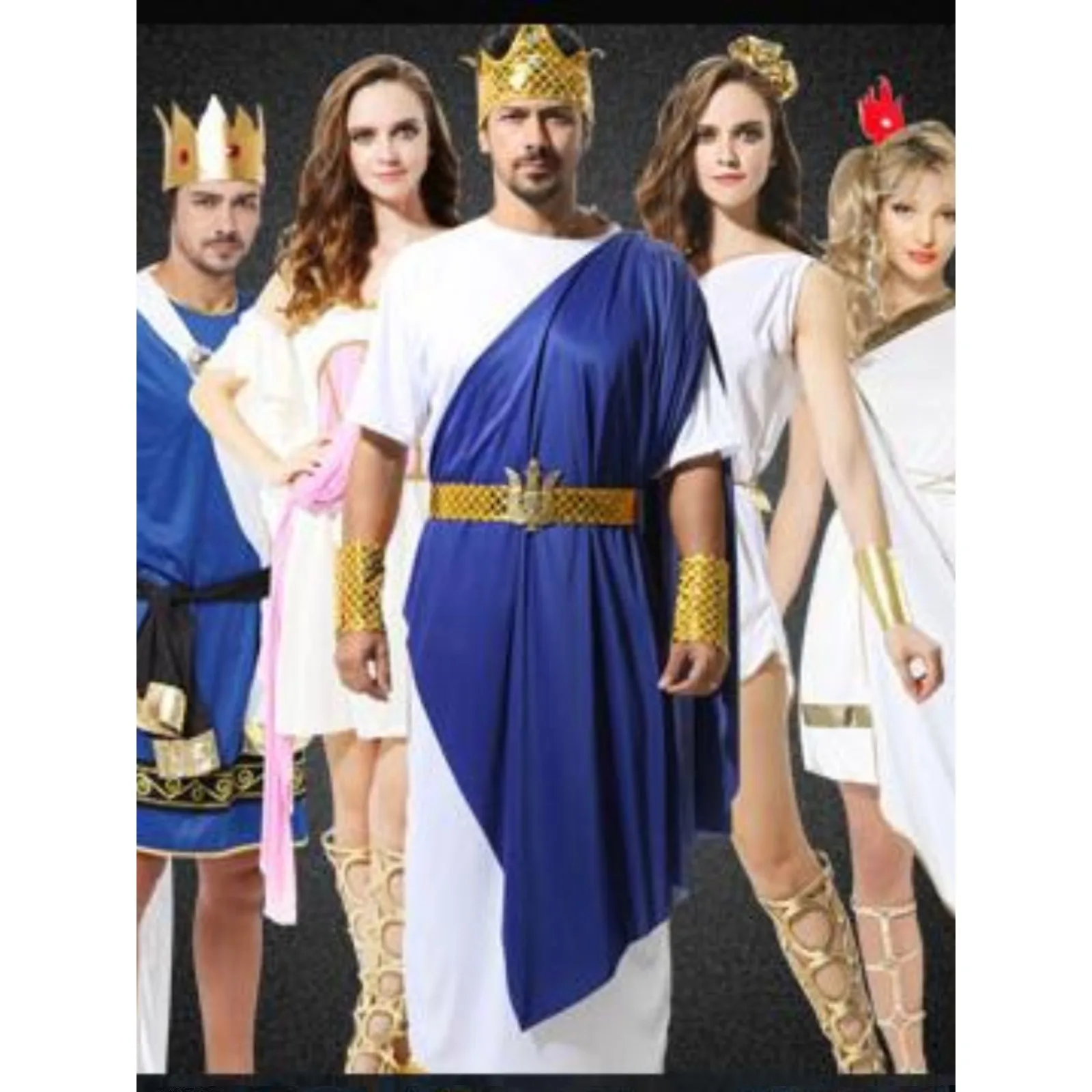 Loween Roman Lady Ser Cosplay Costume Sexy dieu Athena Princ Dr roi Costume femmes ethnique scène Costume