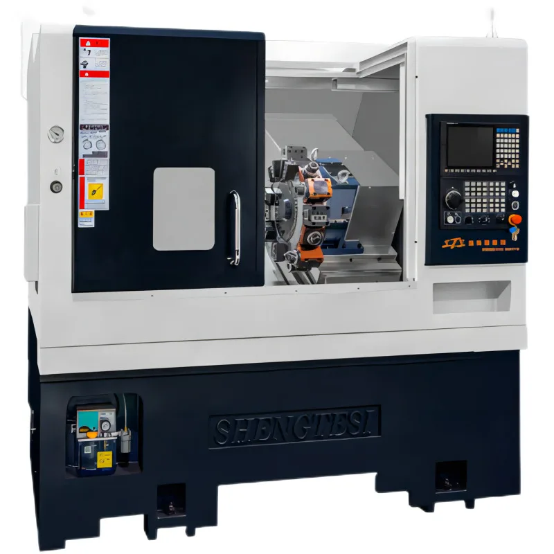 Hining-torreta de torno CNC Centerpower, compuesto de torneado y fresado, serie Hine CTXY, doble husillo, potencia