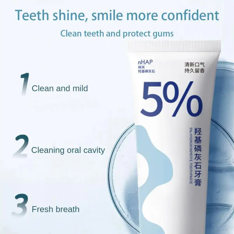 Hydroxyapatite Clean Mouth Toothpaste Long Lasting Whitening Toothpaste Fresh Breath Cleaning Tartar Periodontal Care Toothpaste