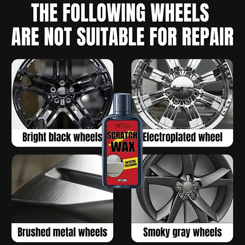 معجون تجديد الخدوش لمحور العجلة العالمي، معجون إصلاح خدوش محور العجلة - إصلاح الخدوش بسهولة، استعادة اللمعان، والترك