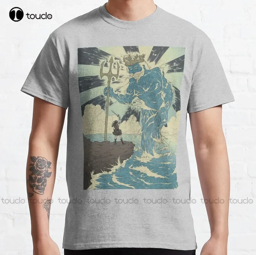 In A Time Of Ancient Gods 90S Water God Classic T-Shirt Xena Warrior Princess Mens Dress Shirts Make Your Design Xs-5Xl Unisex