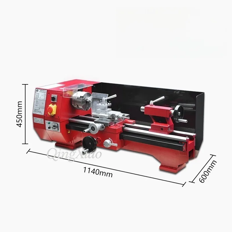 C6-550 Small Precision Lathe Home Bench Tabletop Multifunction Lathe Easy Operation Woodworking Machinery