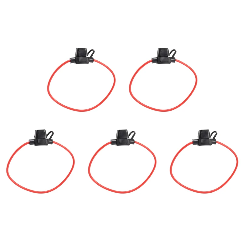 Hot 5X 14AWG Wire In-Line Car Automotive Mini Blade Fuse Holder Fuseholder 20A
