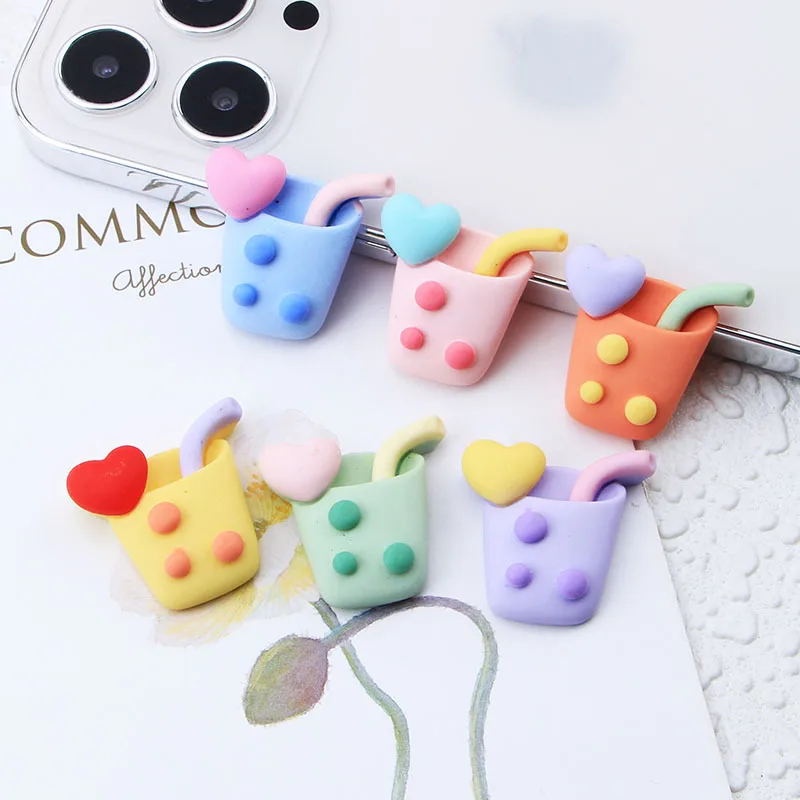 10pcs/lot Resin Cabochon Flatback Cartoon Flatback Resin DIY Wedding Hairpin Embellishments Accessories