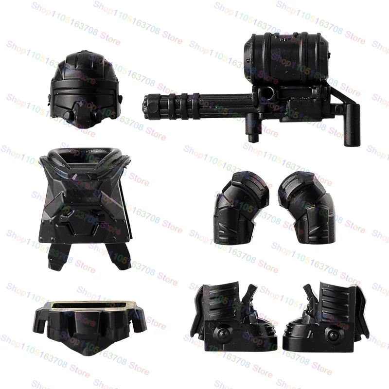 أنيمي لعبة المحاربين العسكريين ميكا شخصيات قوة درع الثقيلة عمل أرقام اللبنات ملحقات لعبة هدية GP801 #3