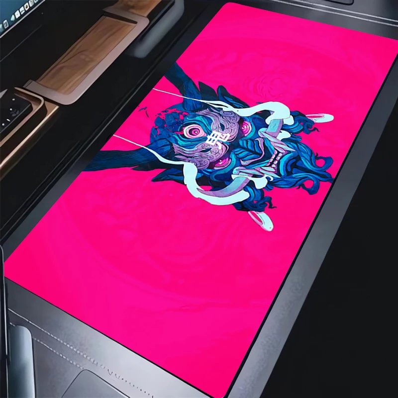 Mouse pad Demon Mask Computer Speed type carpet mat for esports player Laptop Rubber Anti Slip Keyboard Mousepad Office Desk Mat