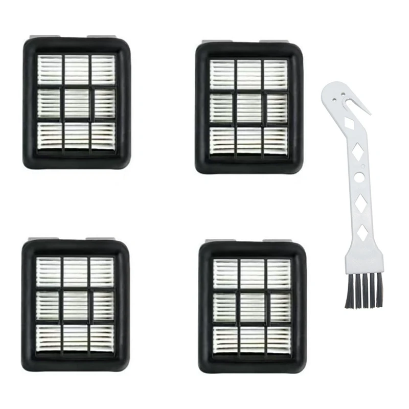 Juego de filtros Hepa, accesorios negros para electrodomésticos, filtros de vacío Bissell HF3 3649A para aspiradora Bissell Crosswave