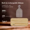 Nouveau diffuseur d'huile essentielle diffuseur d'aromathérapie sans eau pour le bureau à domicile diffuseur d'arôme en bois et verre Machine de parfum 3
