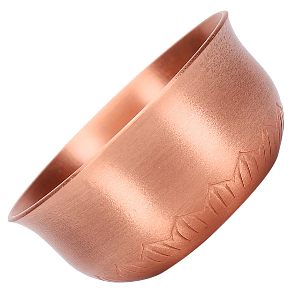 كوب عبادة بوذي نحاسي بتصميم معدني ذهبي كوب تقديم معبد مضاد للشيخوخة ملحقات بوذية عملية لسطح المكتب