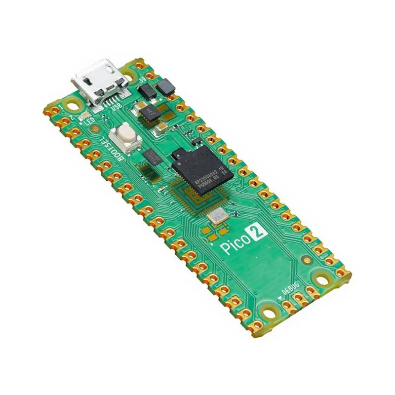 New Arrivals-For Raspberry Pi Pico 2 RP2350 Microcontroller Board 520KB 150Mhz, Cortex-M33 Open-Source RISC-V Hazard3 Cores
