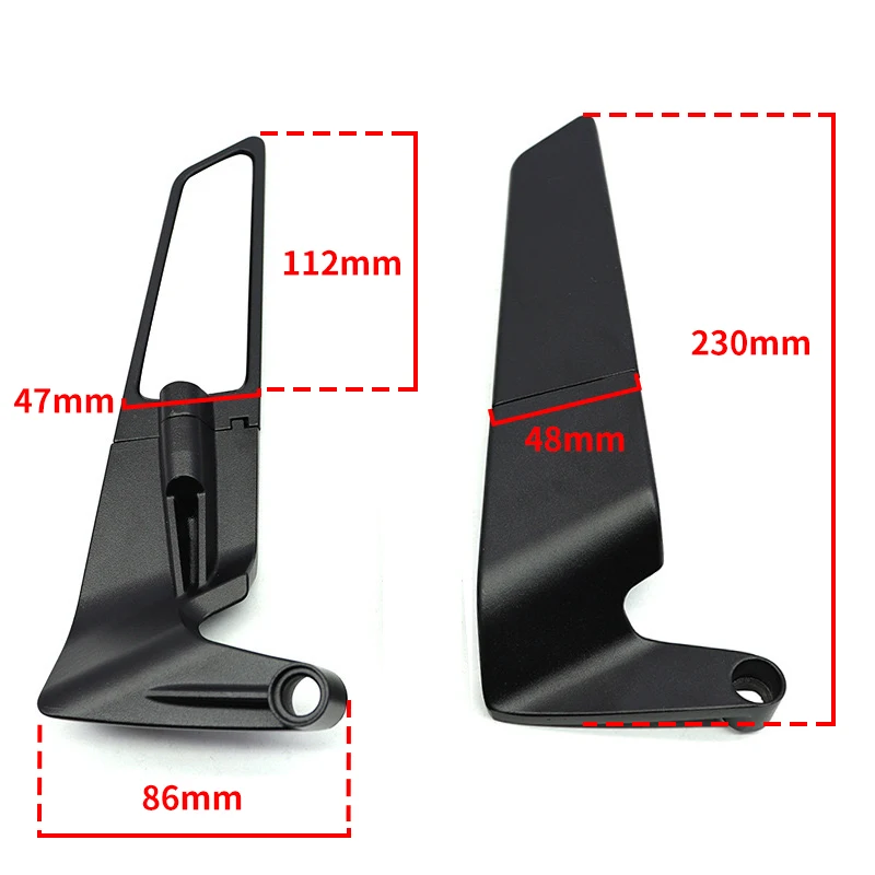 For Aprilia MANA 850 GT DORSODURO 1200 750 Universal Motorcycle Mirror Wind Wing side Rearview Reversing mirror Accesorios