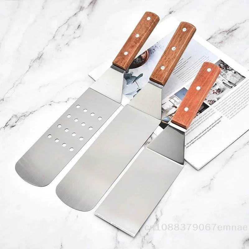 【xxx】Stainless Steel Spatula And Grill Scraper Non Stick Durable Barbecue Cooking Tools Pizza Shovel Pancake Beef BBQ Utensils