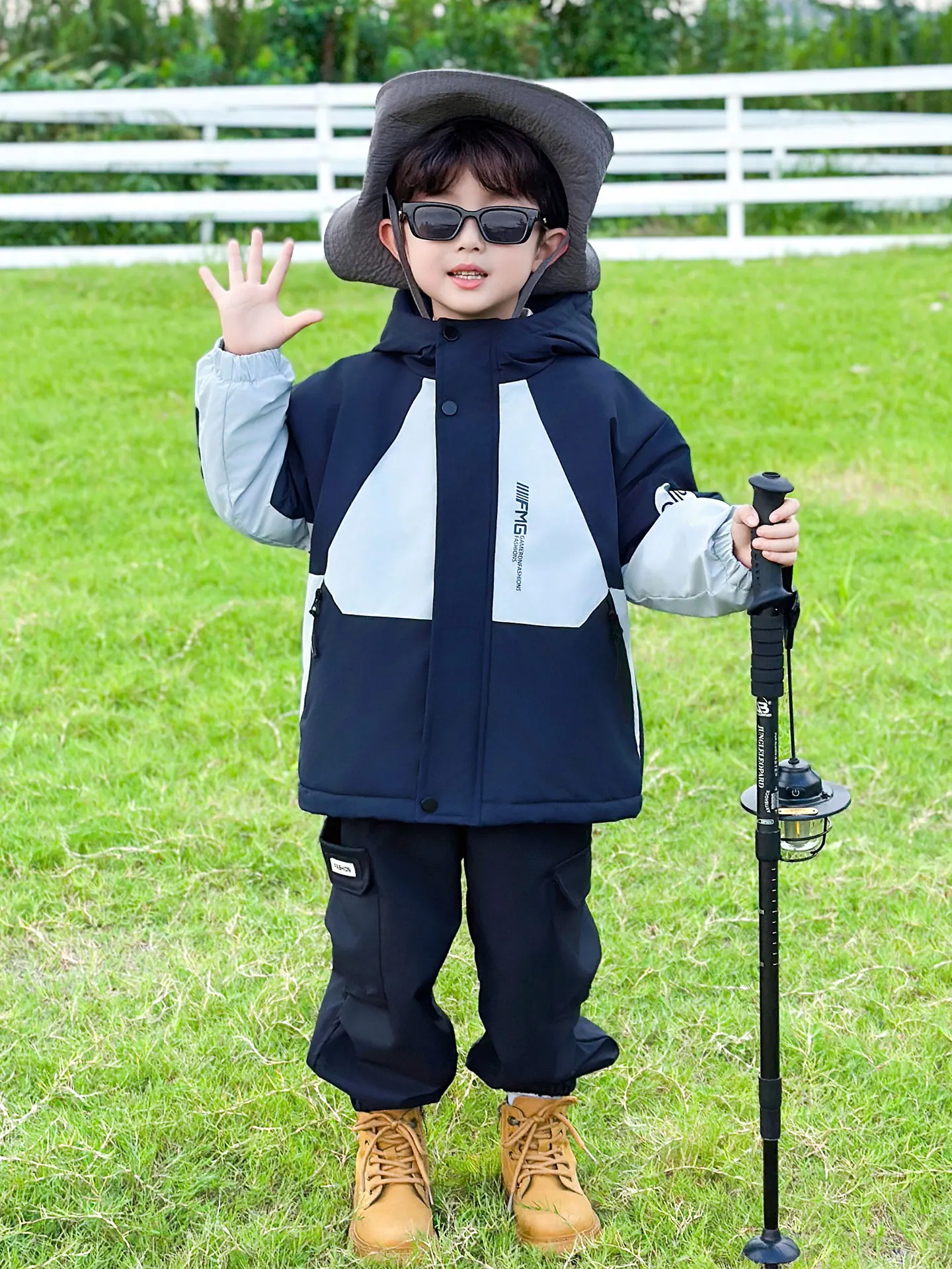 

Детская хлопковая куртка для мальчиков, утепленная, осенне-зимняя, в корейском стиле, тонкая, с длинными рукавами, на молнии