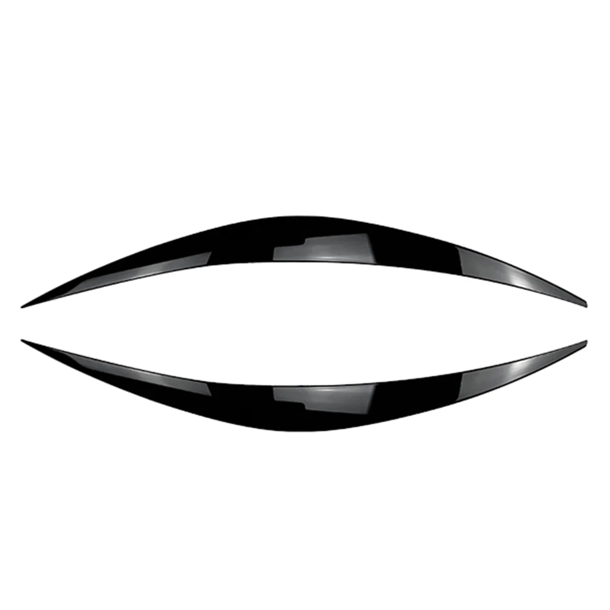 Car Front Headlight Cover Garnish Strip Eyebrow Cover Trim Sticker for I30 I30N MK3 2017-2019