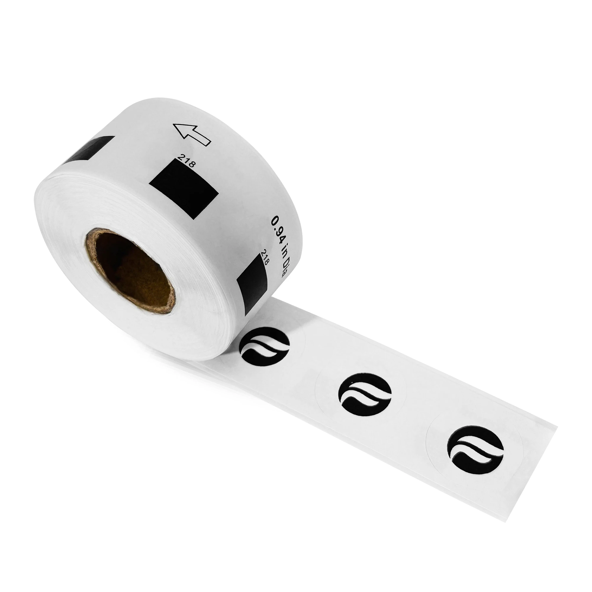 Brother DK-11218 Compatible Round Labels 0.94 in Dia 24mm 1000 labels per roll