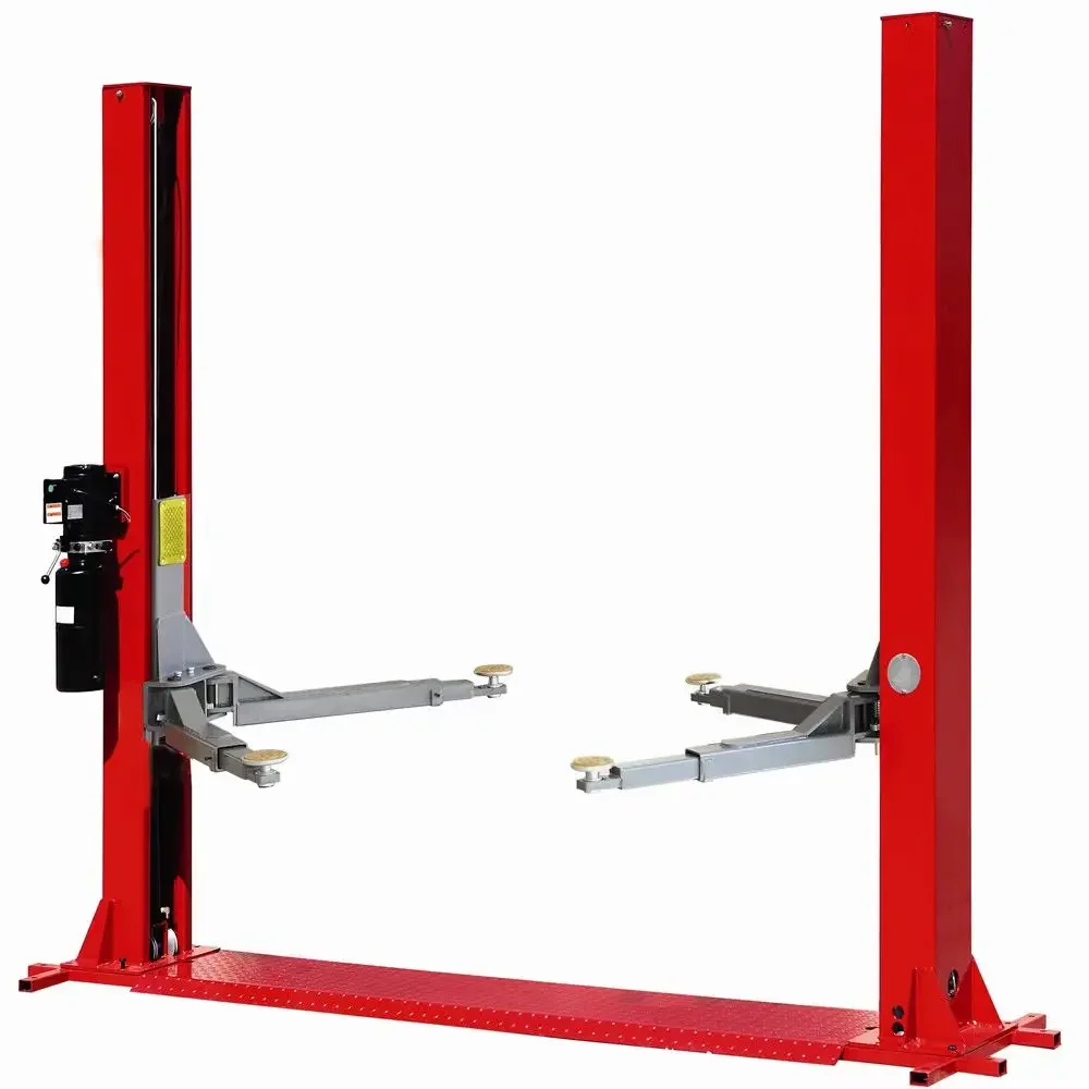 Double column hydraulic car lifting 4000 kg lifting capacity vehicle double cylinder mode