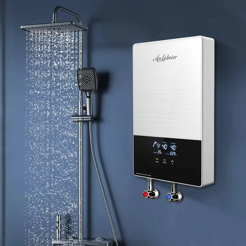 8KW 12KW instant heating for 5 seconds requires intelligent electric tankless water heater