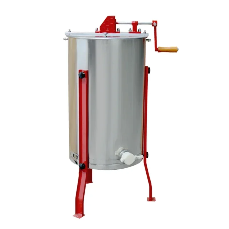 

HOT SALE Stainless steel Seamless manual 2 frames honey extractor